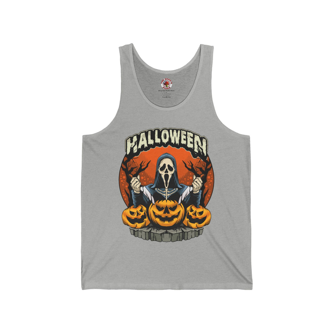 Screamer Killer Ghost Halloween Tank Top
