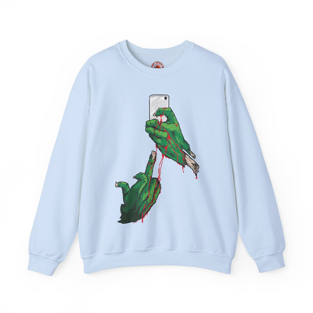 Selfie Monster Crewneck Sweatshirt