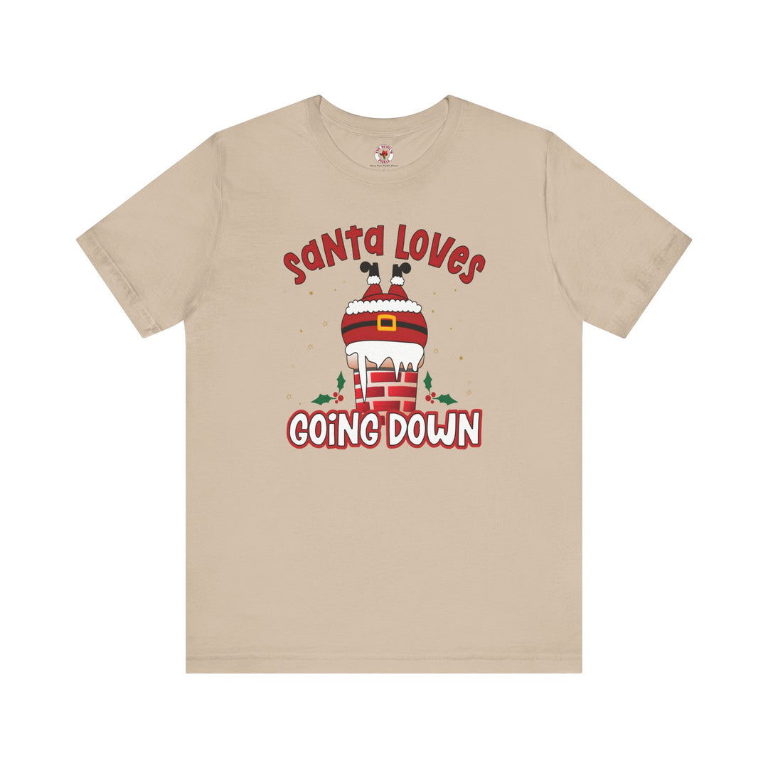 Santa Loves Going Down T-Shirt