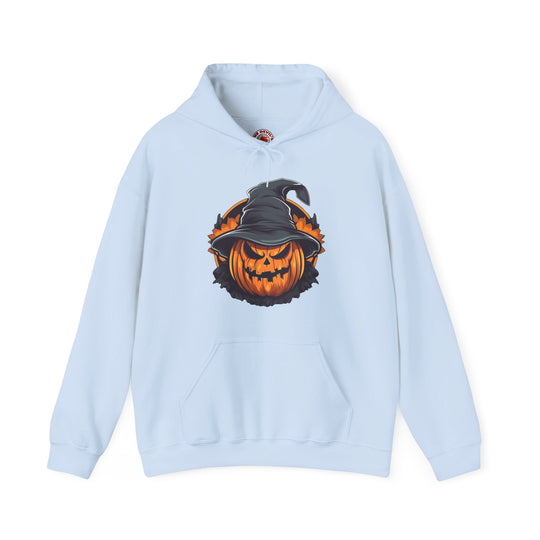 Scary Witch Pumpkin Halloween Hooded Sweatshirt