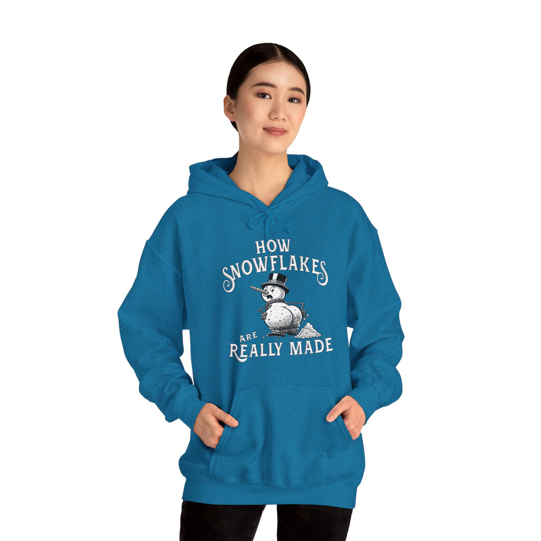 How Snowflakes Are Really Made Hooded Sweatshirt