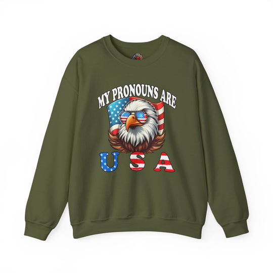 My Pronouns Are U.S.A Crewneck Sweatshirt