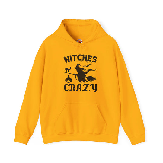 Witches Crazy Hooded Sweatshirt