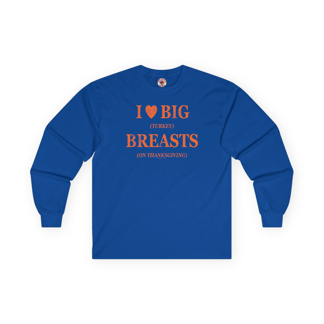 I Heart Big Breasts Long Sleeve Tee
