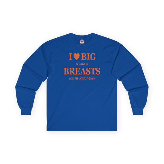 I Heart Big Breasts Long Sleeve Tee