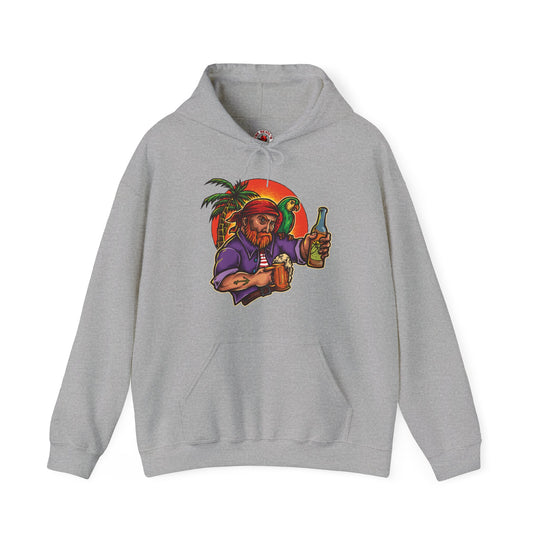 Sunset Pirate Beer Hooded Sweatshirt