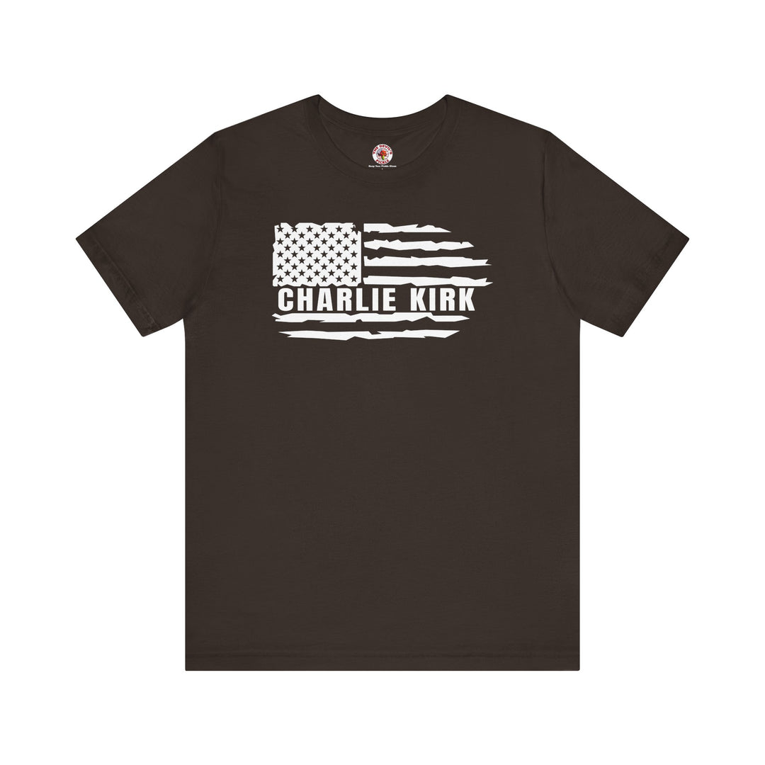 Charlie Kirk Flag T-Shirt