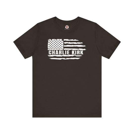 Charlie Kirk Flag T-Shirt