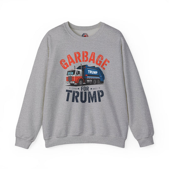 Garbage For Trump Crewneck Sweatshirt