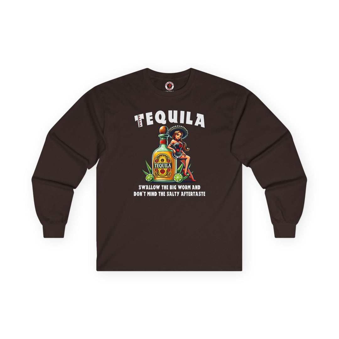 Tequila Swallow The Big Worm Long Sleeve Tee