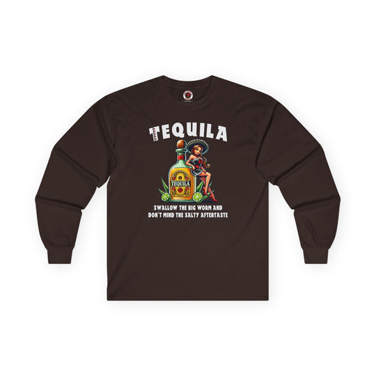 Tequila Swallow The Big Worm Long Sleeve Tee