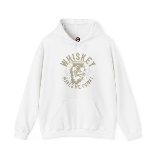 Whiskey Makes Me Frisky Hooded Sweatshirt