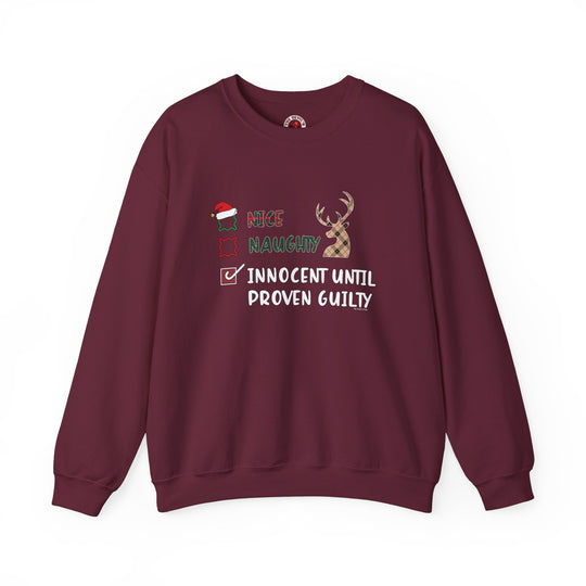 Innocent Until Proven Guilty Crewneck Sweatshirt