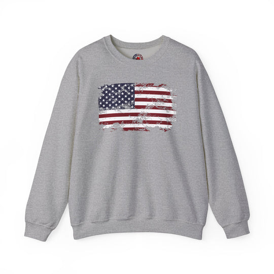 Vintage Style American Flag Crewneck Sweatshirt