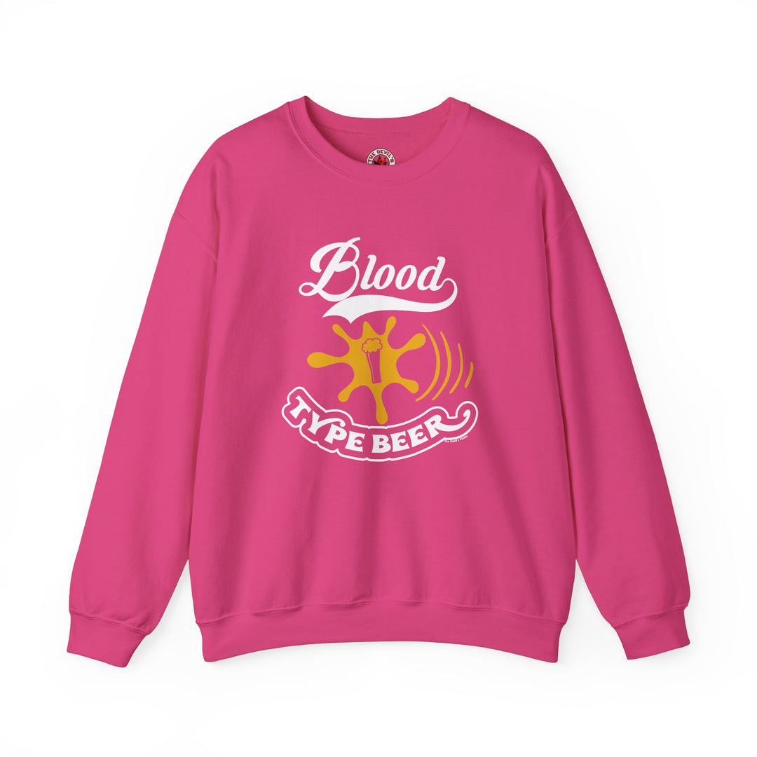 Blood Type Beer Crewneck Sweatshirt