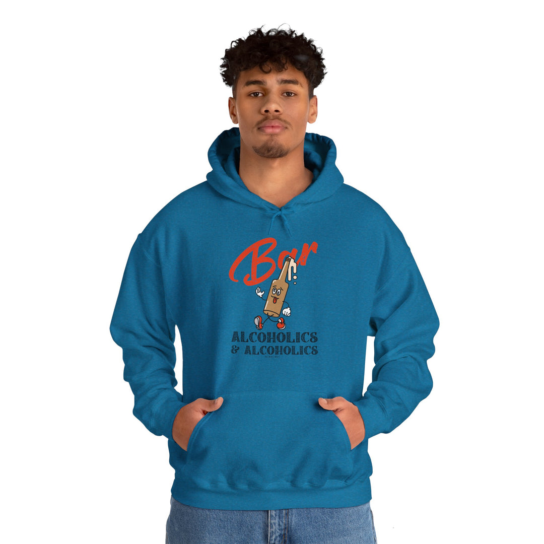 Bar Alcoholics & Alcoholics Hooded Sweatshirt