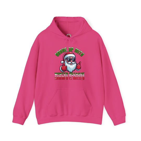 Broke Up With Winter Because Summer Is Hotter Hooded Sweatshirt