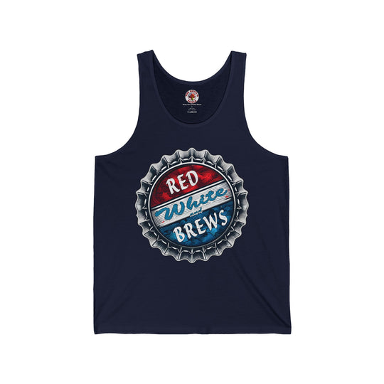 Red, White and Brews Tank Top