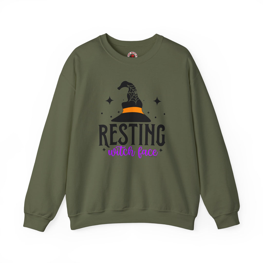 Resting Witch Face Crewneck Sweatshirt