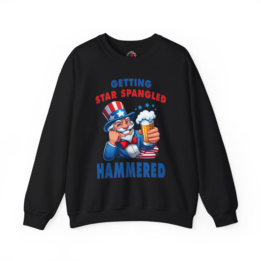 Star Spangled Hammered Crewneck Sweatshirt