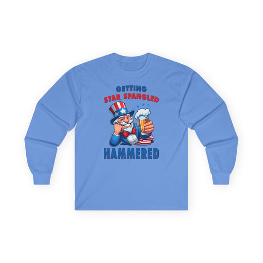 Star Spangled Hammered Long Sleeve Tee