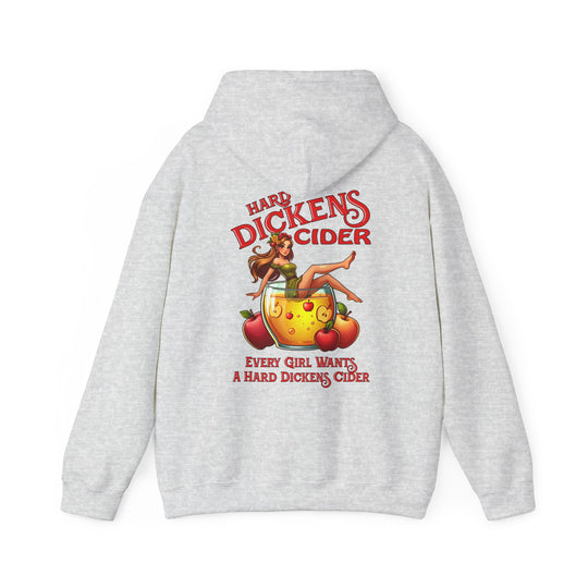 Hard Dickens Cider Front/Back Hooded Sweatshirt