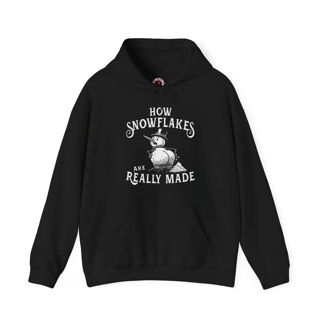 How Snowflakes Are Really Made Hooded Sweatshirt