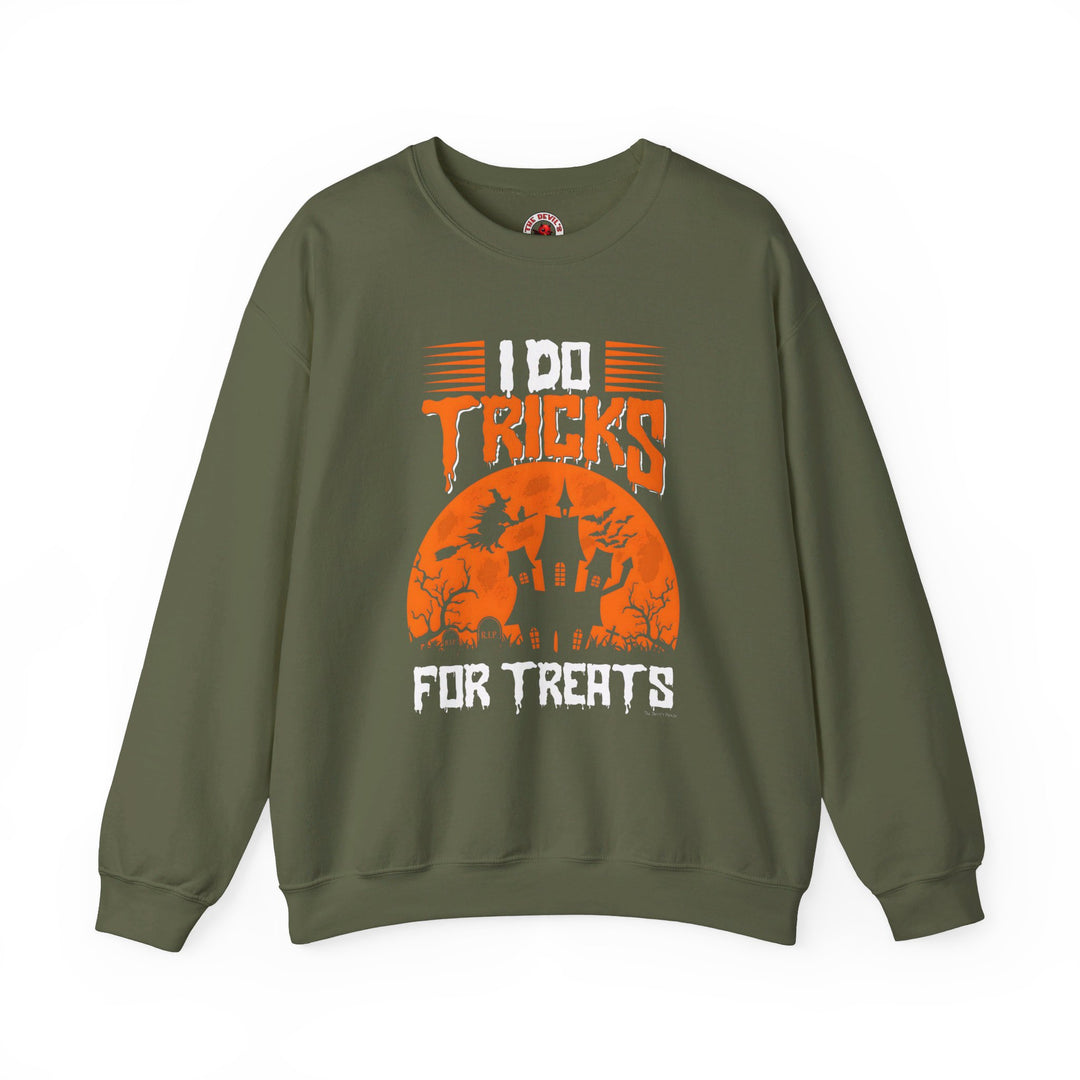 I Do Tricks For Treats Crewneck Sweatshirt