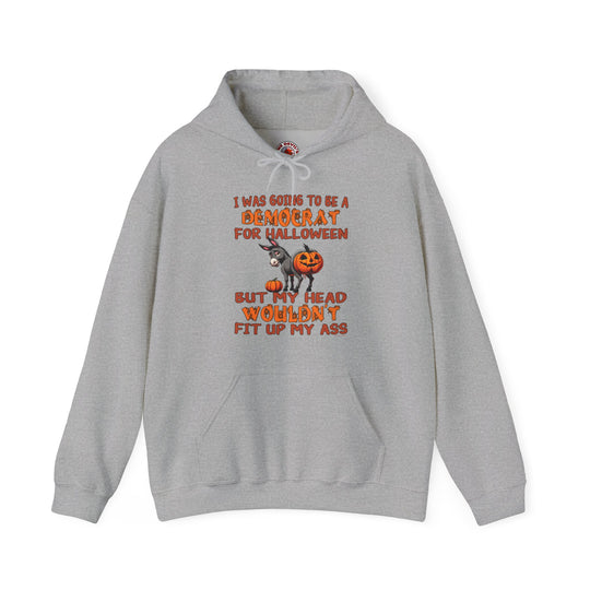 Democrat for Halloween Hooded Sweatshirt