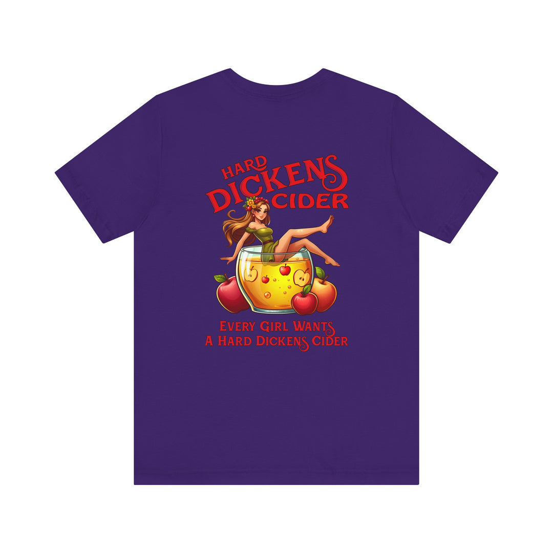 Hard Dickens Cider Front/Back T-Shirt