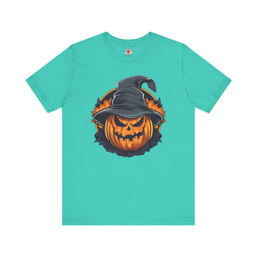 Scary Witch Pumpkin Halloween T-Shirt