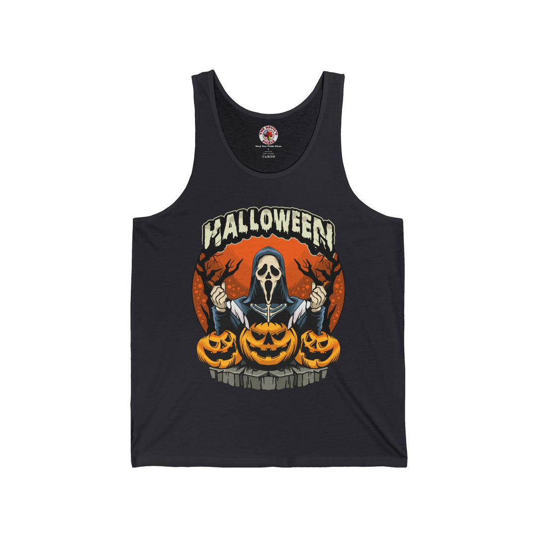 Screamer Killer Ghost Halloween Tank Top