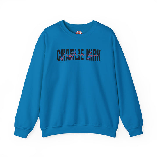 Charlie Kirk Justice Crewneck Sweatshirt