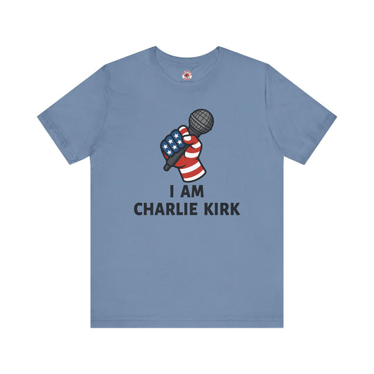 Charlie Kirk Mic T-Shirt