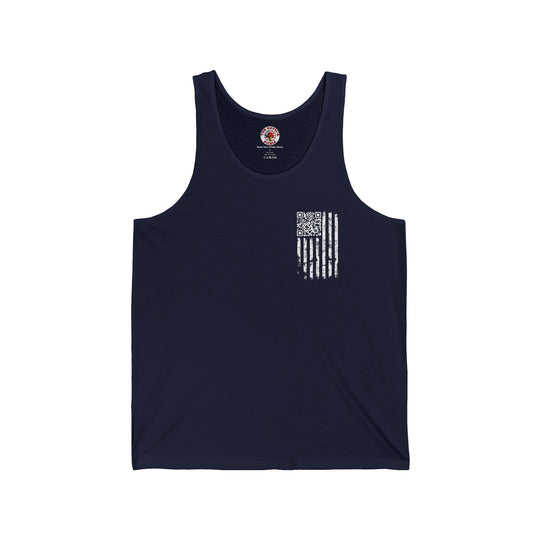 American Flag QR Code Tank Top