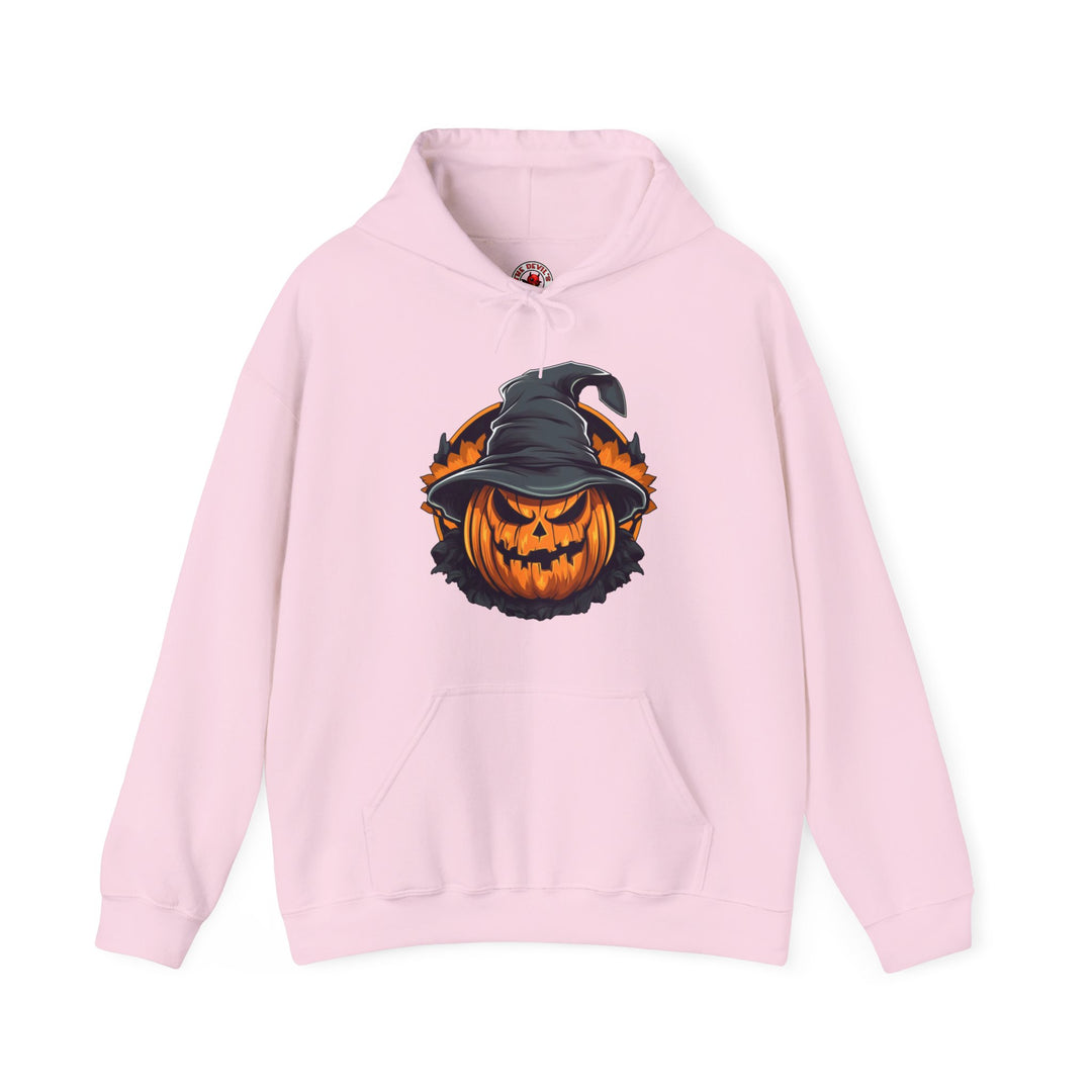 Scary Witch Pumpkin Halloween Hooded Sweatshirt