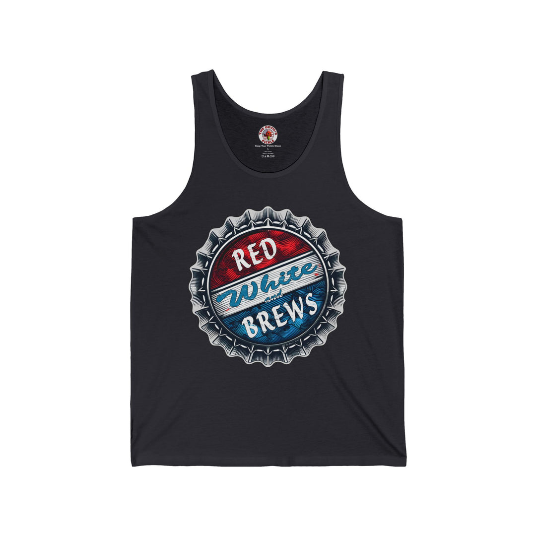Red, White and Brews Tank Top