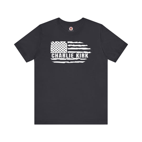 Charlie Kirk Flag T-Shirt