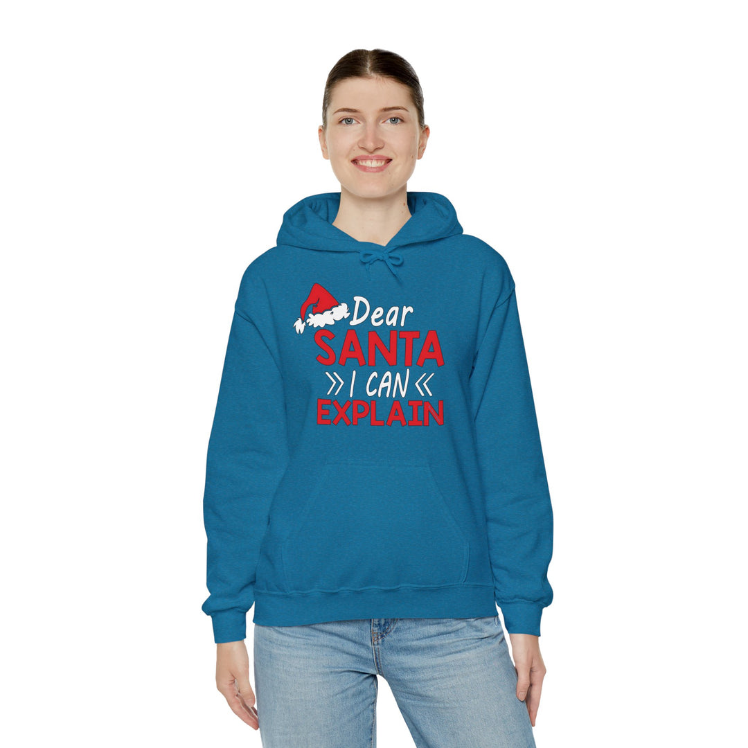 Dear Santa I Can Explain Hooded Sweatshirt