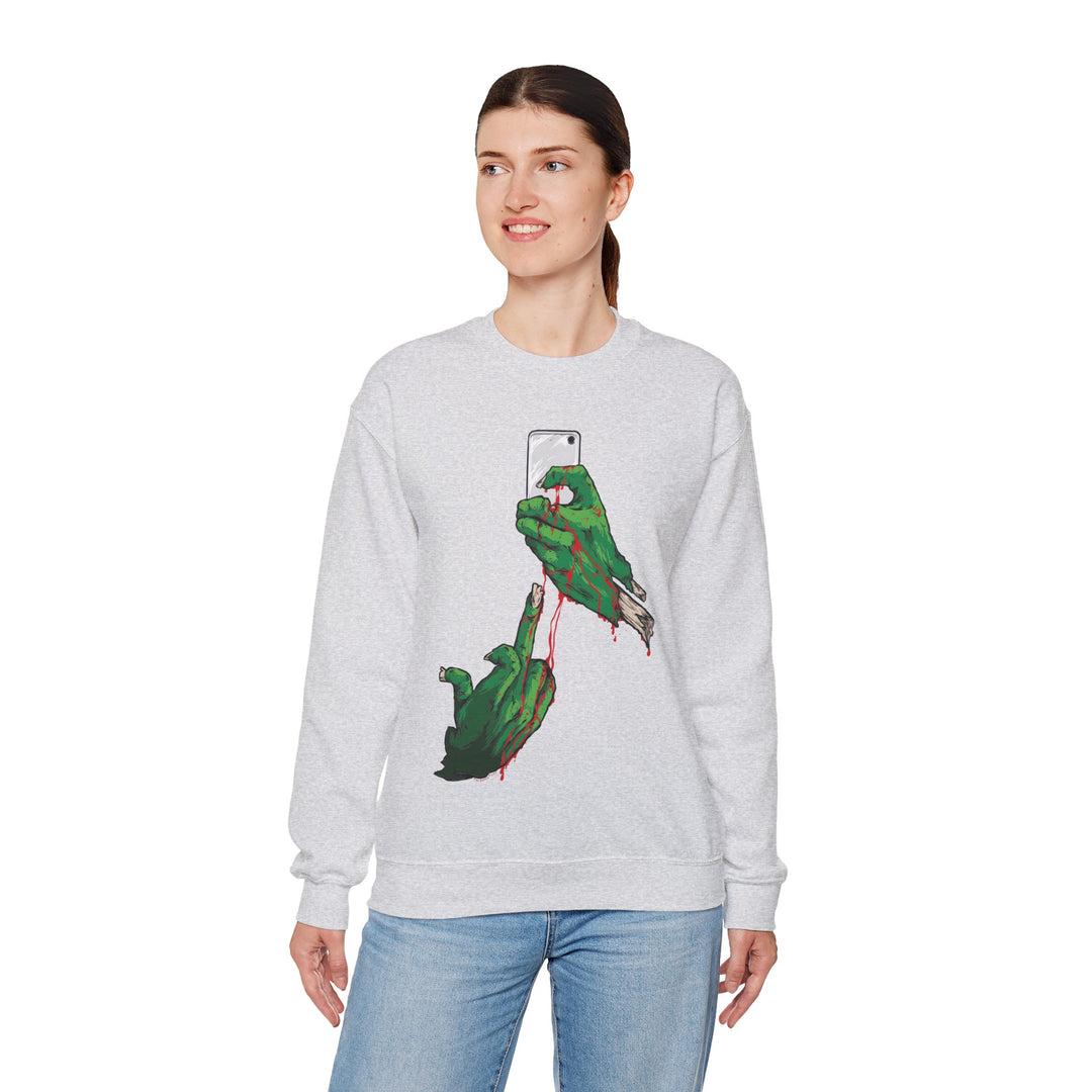 Selfie Monster Crewneck Sweatshirt