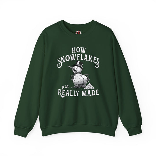 How Snowflakes Are Really Made Crewneck Sweatshirt