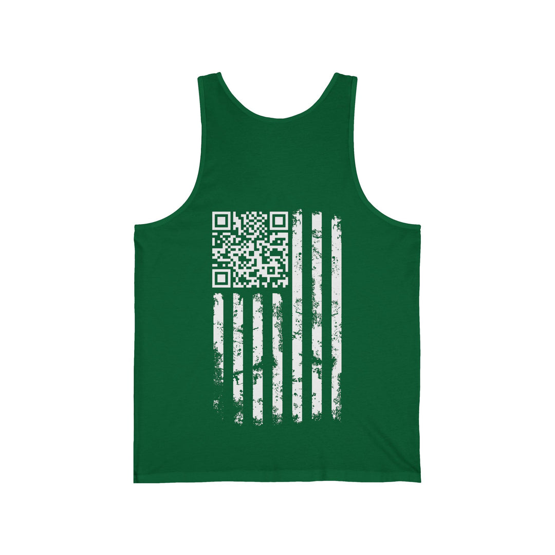 American Flag QR Code Tank Top