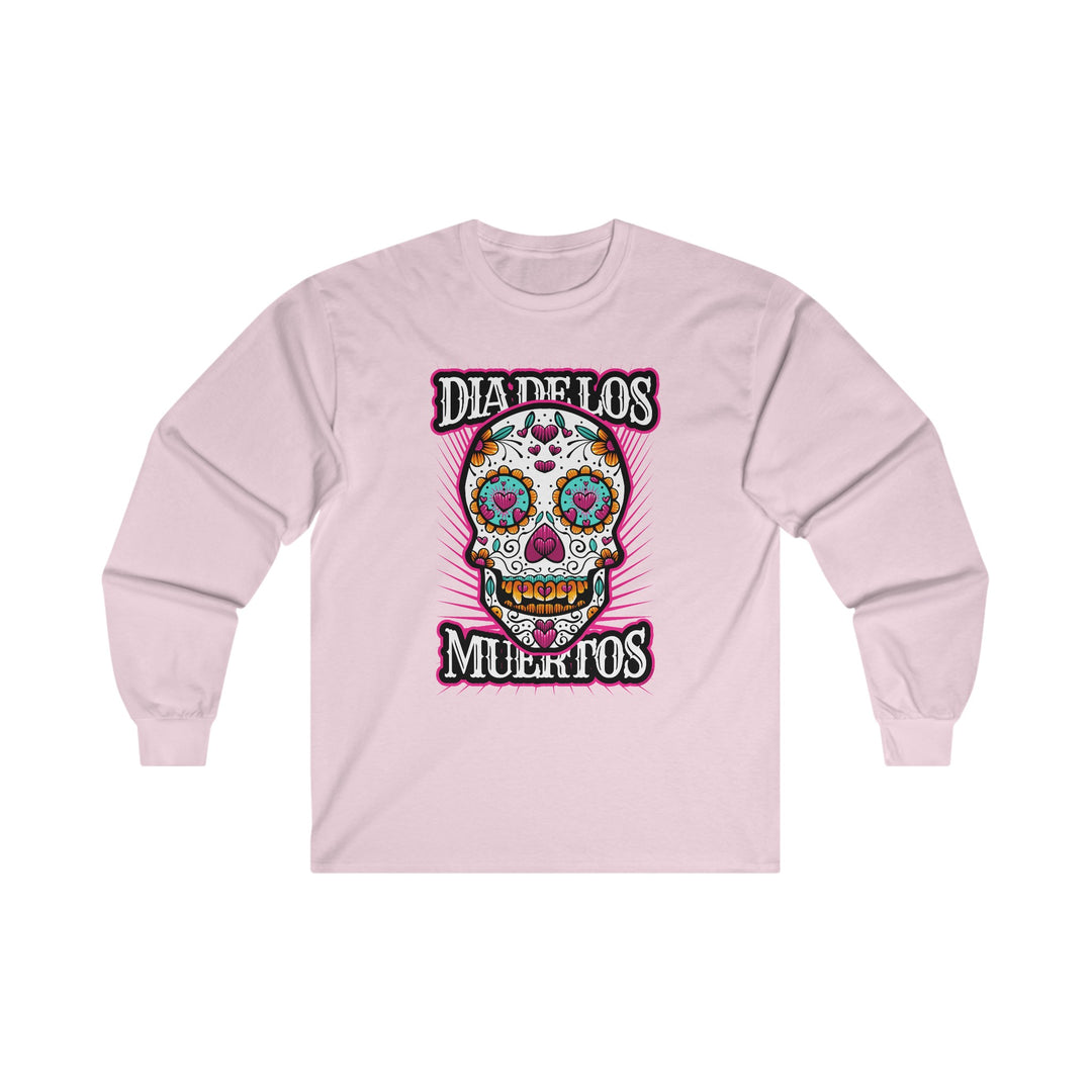 Dia De Los Muertos Skull Long Sleeve Tee