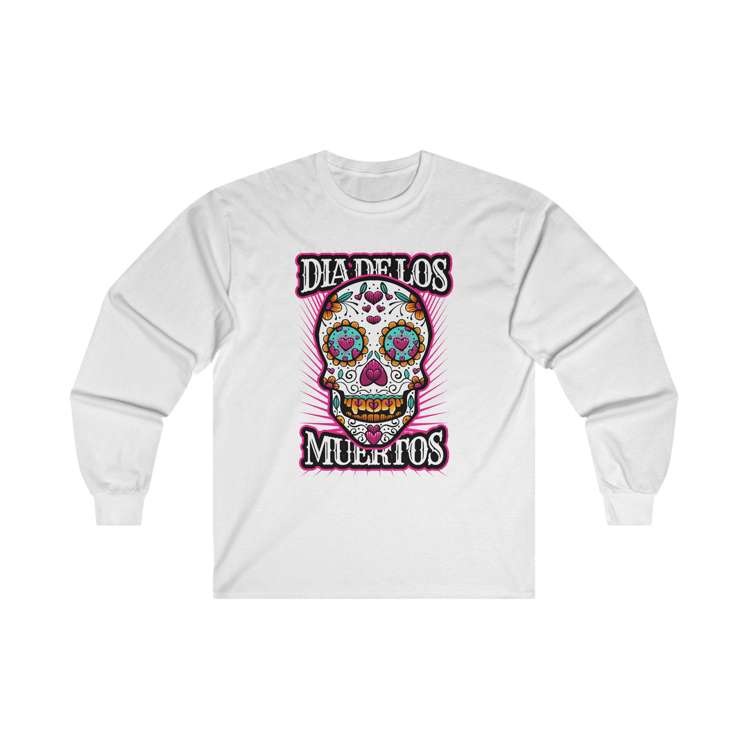 Dia De Los Muertos Skull Long Sleeve Tee