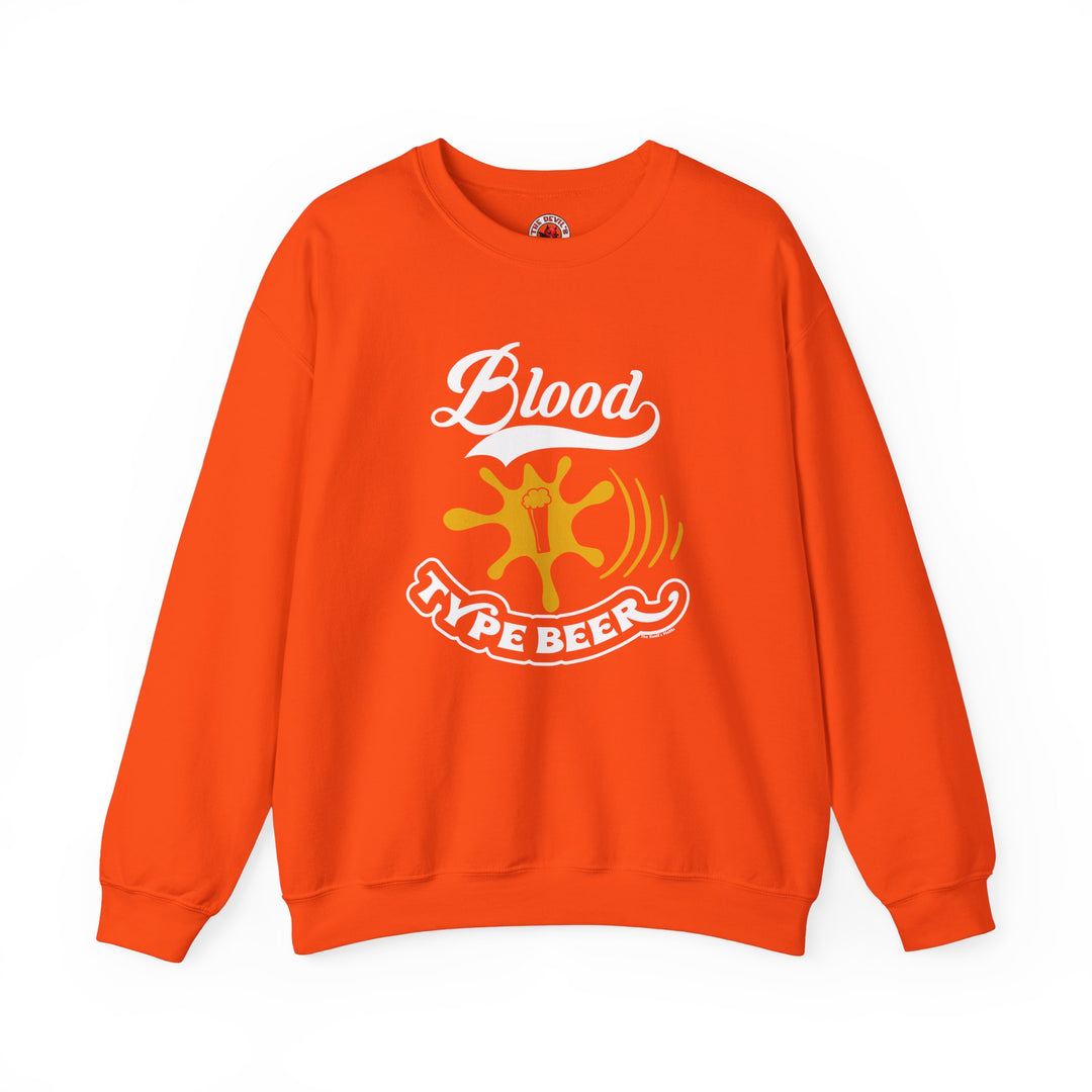 Blood Type Beer Crewneck Sweatshirt