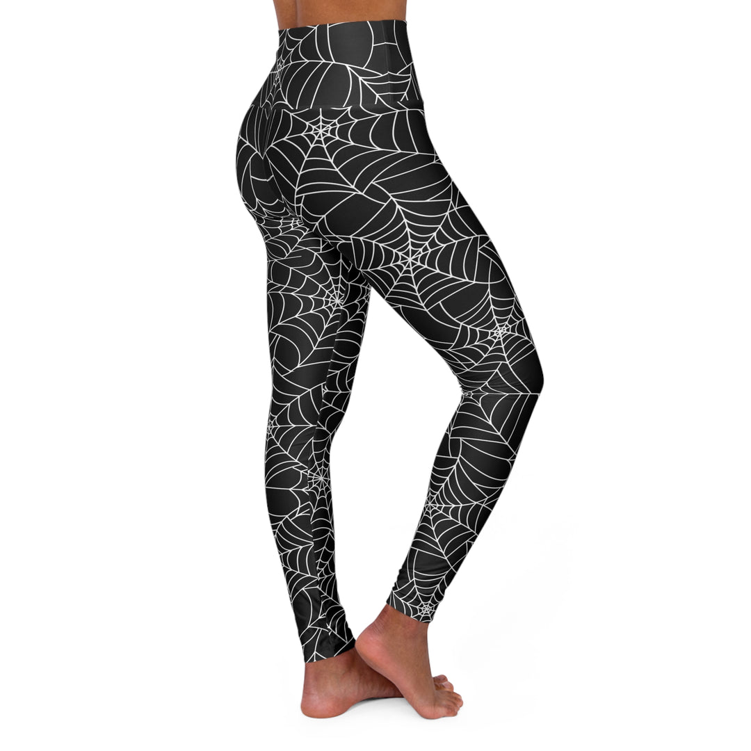 Spider Web High Waisted Yoga Leggings