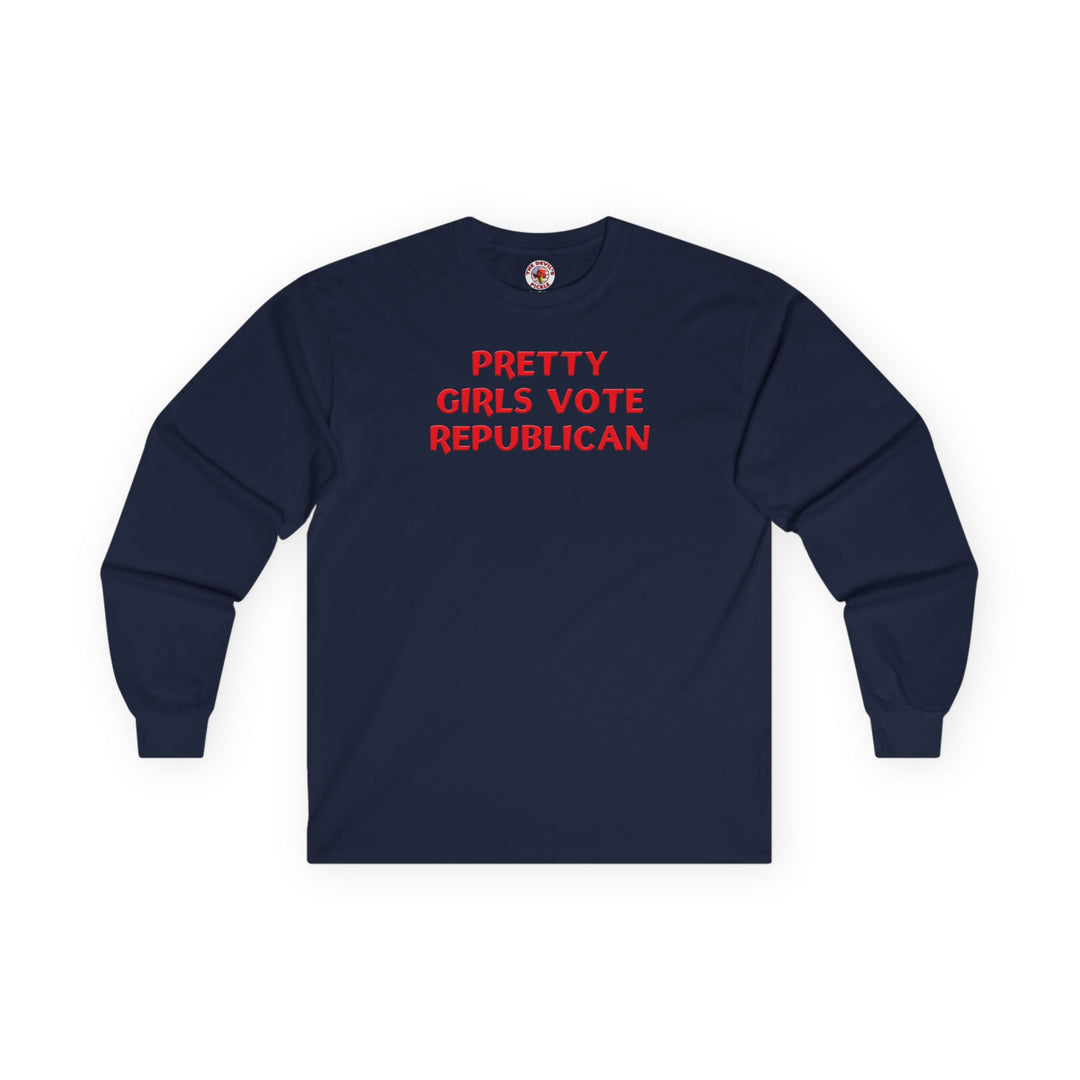 Pretty Girls Vote Republican Long Sleeve Tee