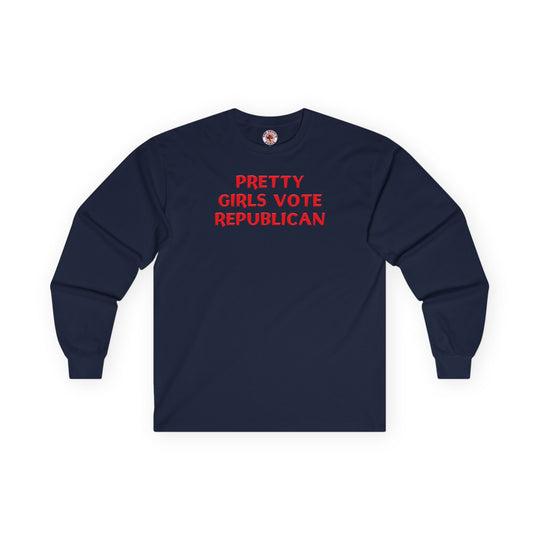 Pretty Girls Vote Republican Long Sleeve Tee