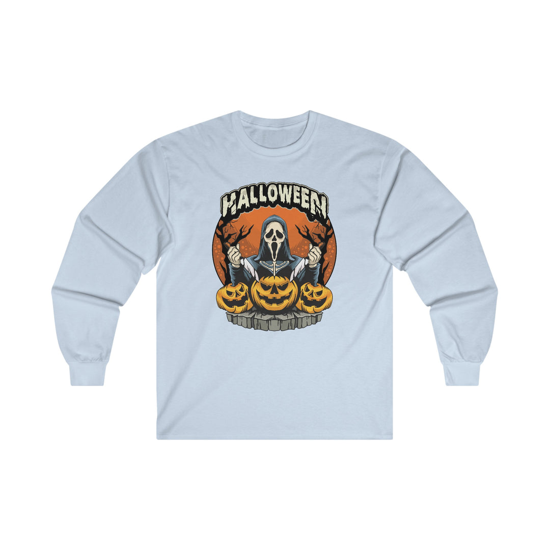 Screamer Killer Ghost Halloween Long Sleeve Tee