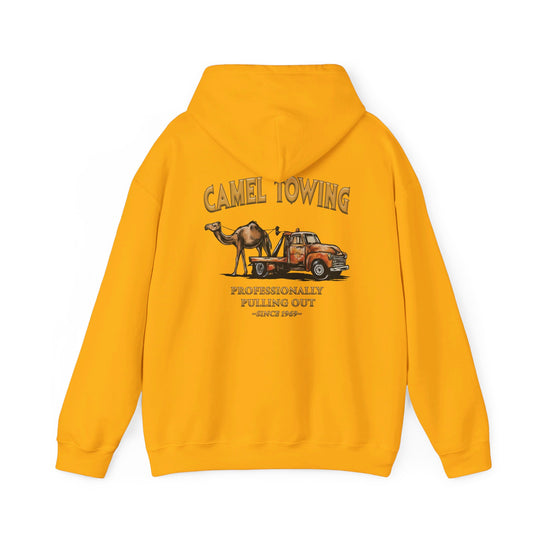 Camel Towing Back Hooded Sweatshirt